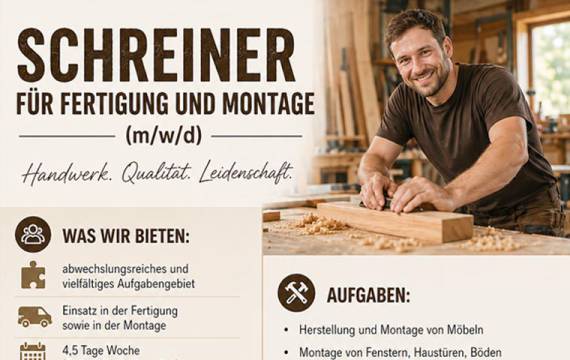 Schreinergesellen (m/w/d)