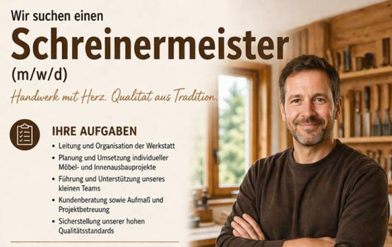 Schreinermeister (m/w/d)